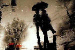 عکس های عاشقانه زیر باران