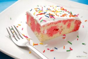 طرز تهیه ژله کیک (POK CAKE) یا کیک ژله ای